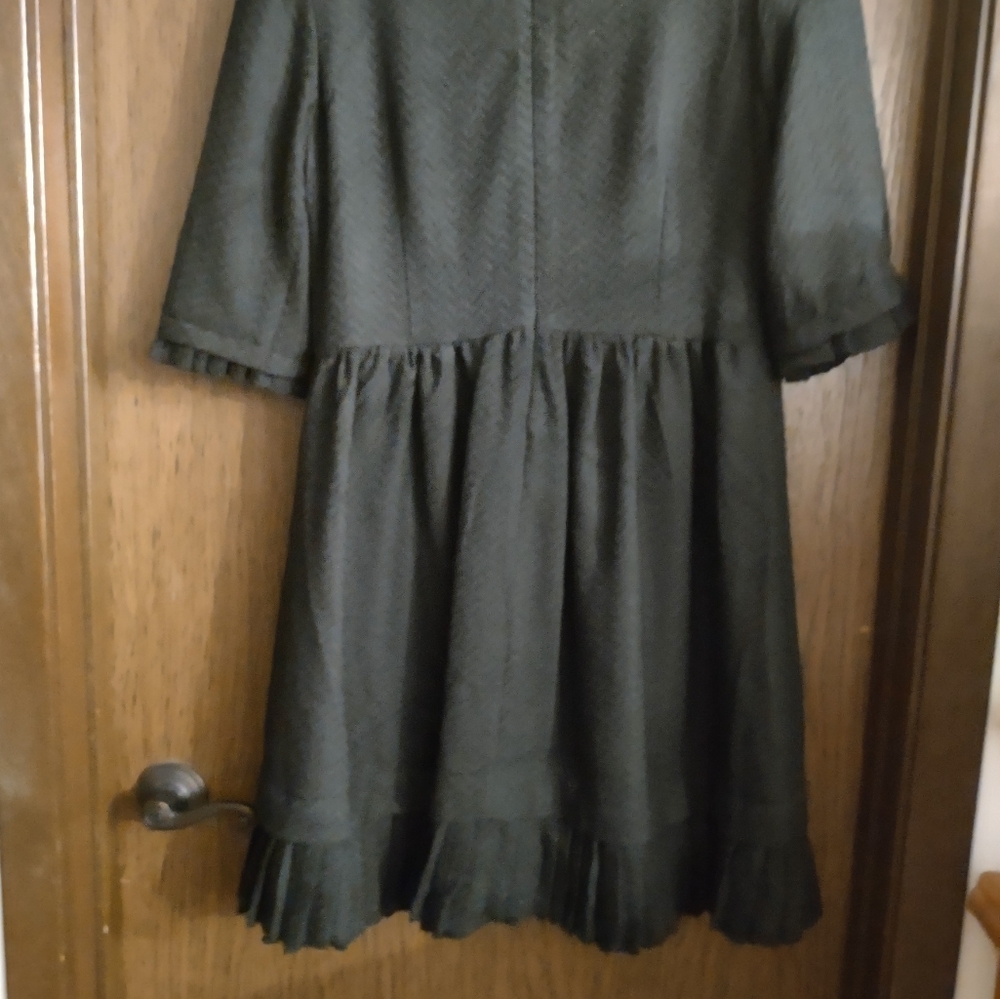 Anthropologie Tulle Black Dress - Picture 4 of 7